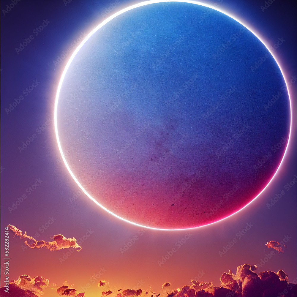 Abstract cosmos background.Earth from space 3d render Abstract cosmos background.Earth from space 3d render