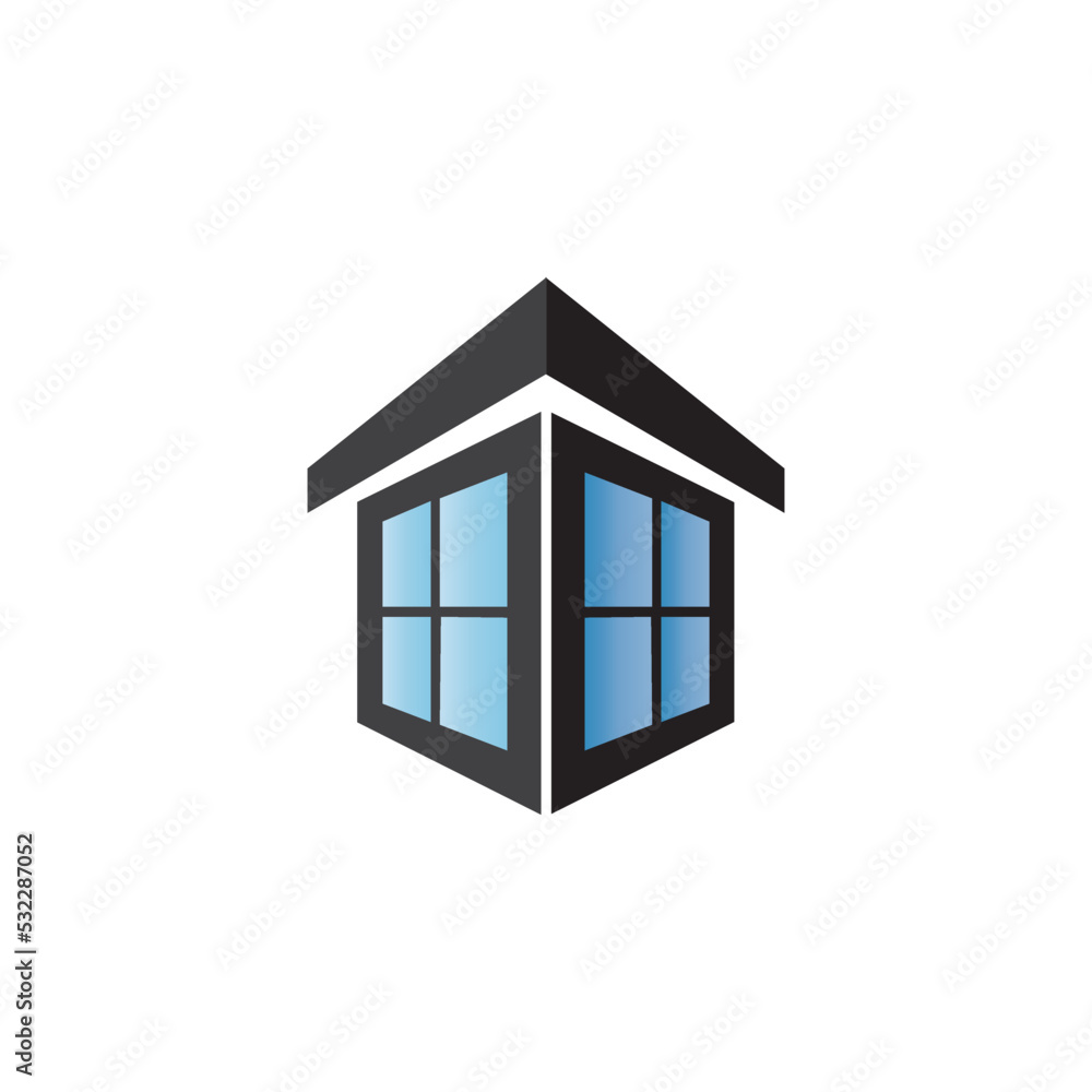 window icon logo vector design template window icon logo vector design template