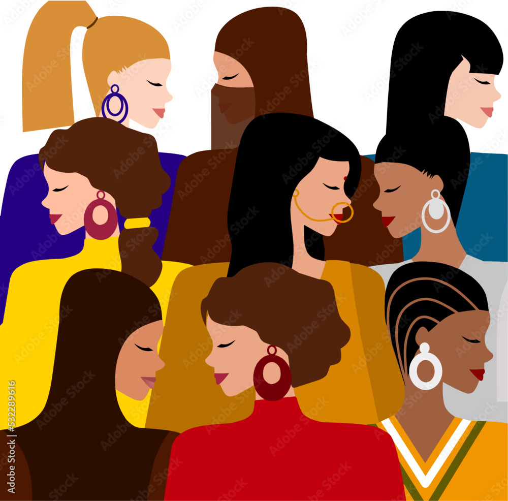 Beautiful ladies with different traditions Beautiful ladies with different traditions