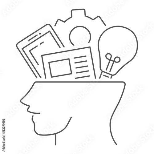 Digital literacy icon