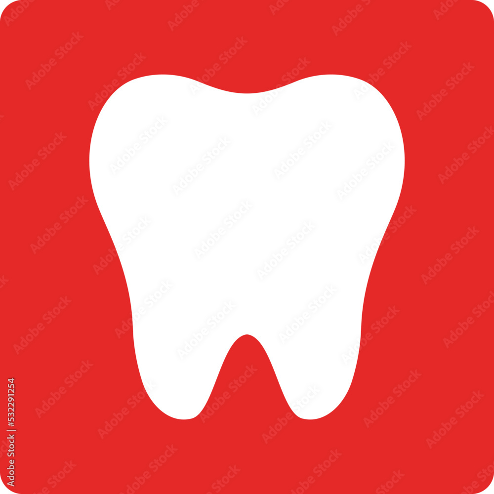 Tooth icon vector. Medical Tooth vector symbol illustration. Tooth icon vector. Medical Tooth vector symbol illustration.