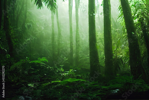 Rain forest - image generated by AI