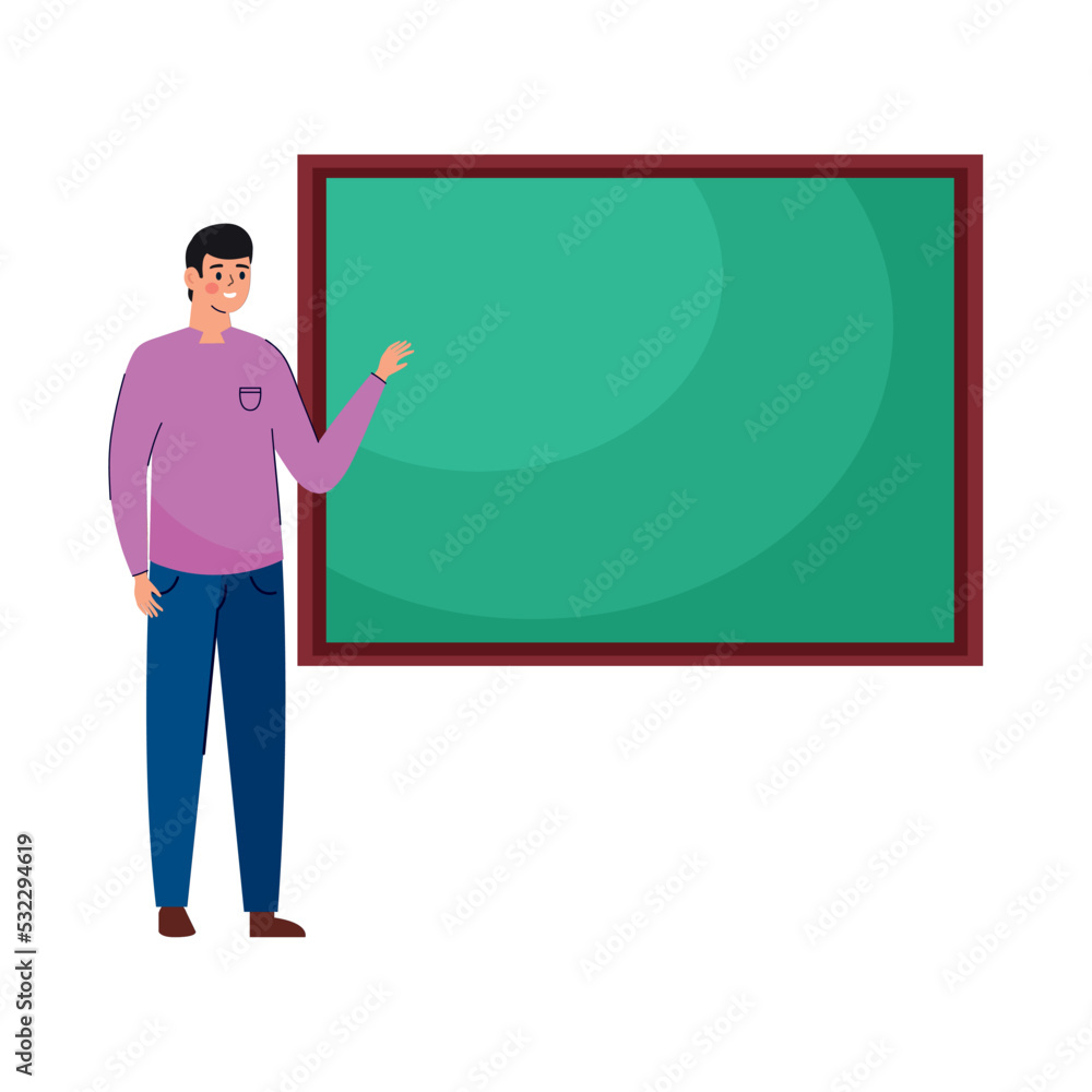 teacher man with chalkboard teacher man with chalkboard