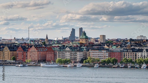 Canvas Print Gamla Stan, cœur historique de Stockholm, capitale de la suède