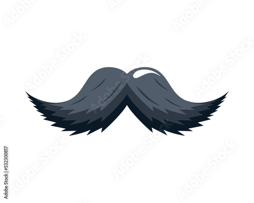 macho mustache accessory
