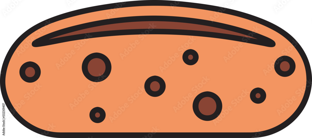 Fototapeta premium hand drawn cake illustration