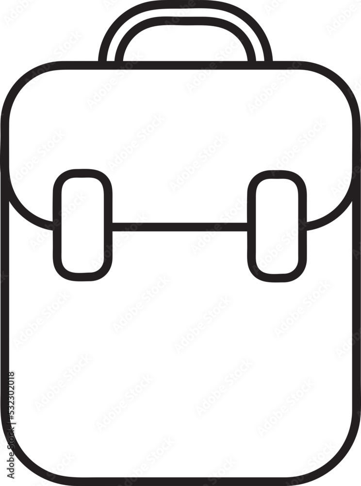 hand drawn bag illustration