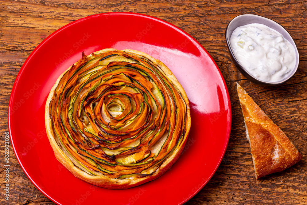 pie with carrots and zucchini pie with carrots and zucchini