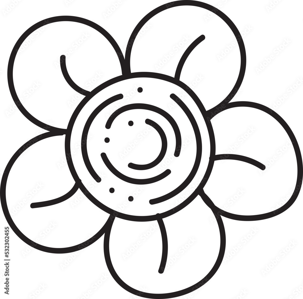 hand drawn flower illustration hand drawn flower illustration