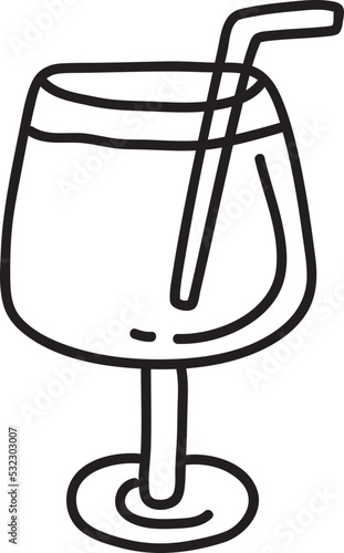 hand drawn drink illustration