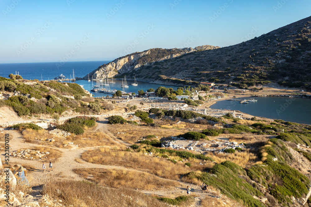 Knidos, Greek city of ancient Caria and part of the Dorian Hexapolis, in Datca Peninsula, southwestern Turkey.