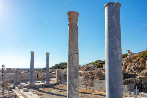 Knidos, Greek city of ancient Caria and part of the Dorian Hexapolis, in Datça peninsula, south-western Turkey. photo