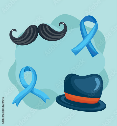 four movember campaign icons