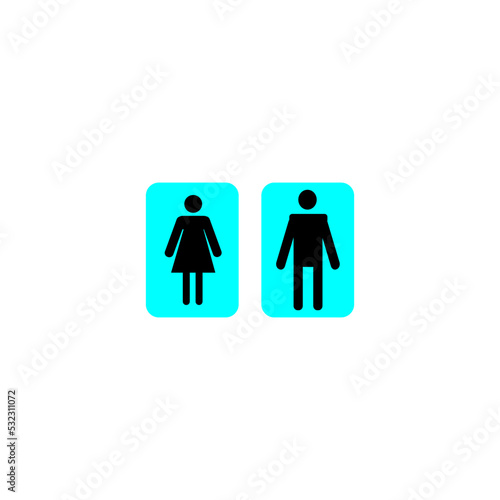 men's room bathroom bathtub women's room illustration vector