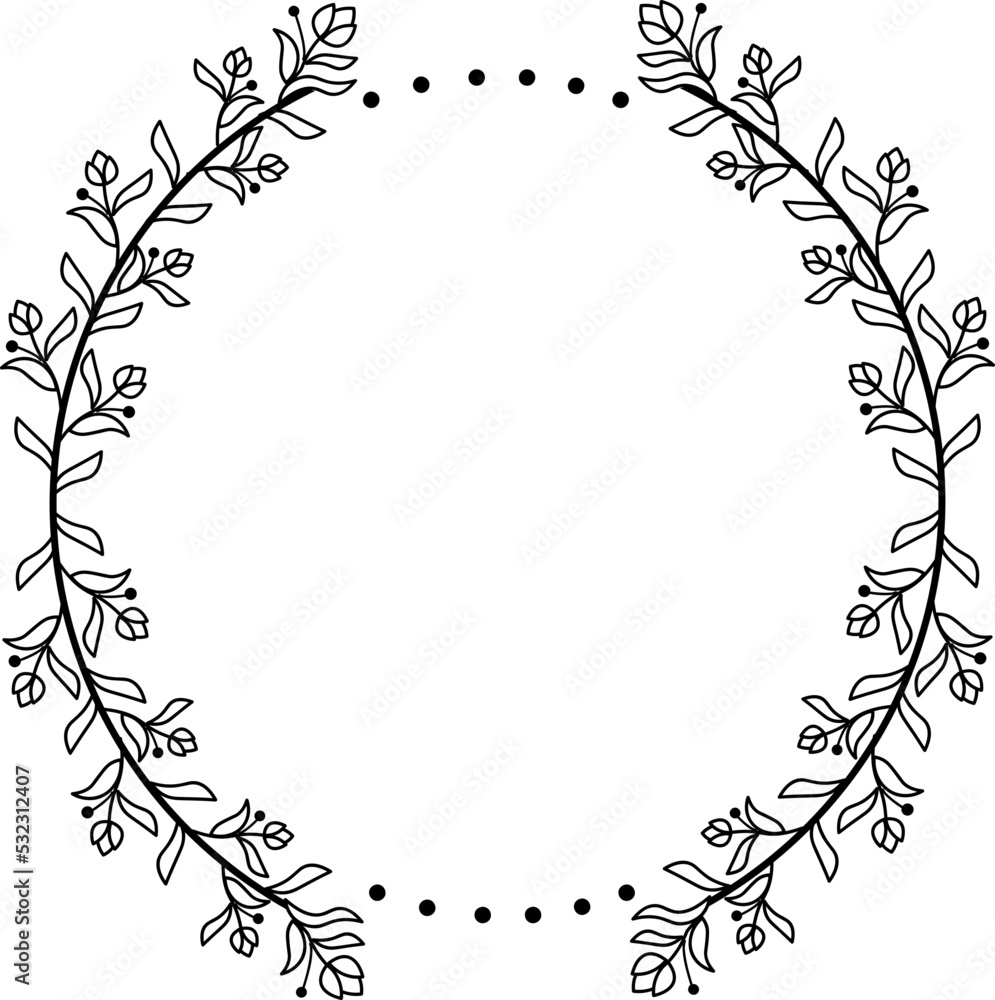 organic border frame illustration organic border frame illustration