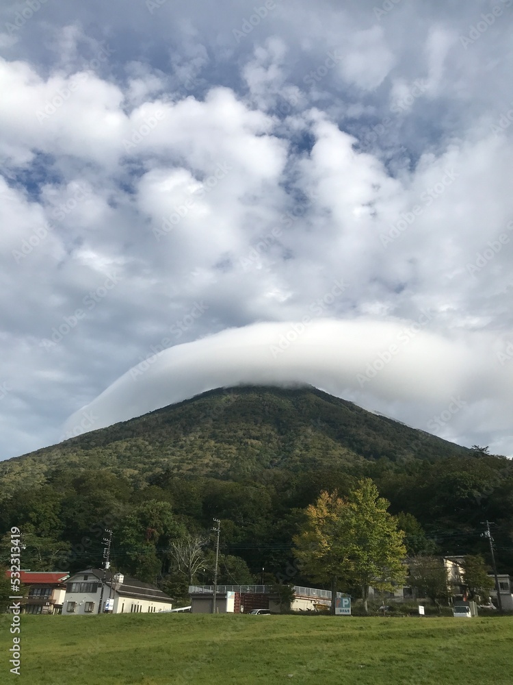 landscape with clouds