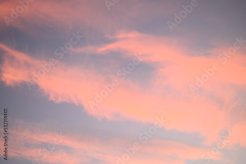 Abstract red sunset sky background © hellame