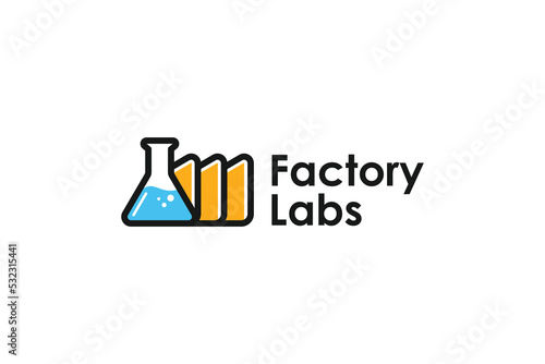 Factory lab logo design