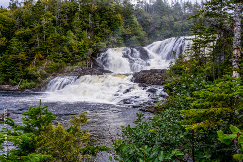 Middle Baker's Brook Falls, Gros Mourne National Park, Rocky Harbor, Newfoundland, Canada. photo