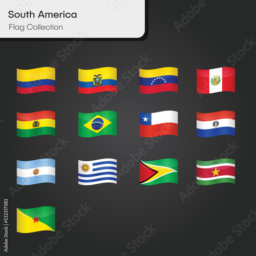 South America Flag Collection