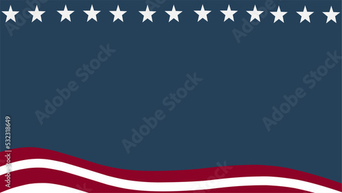 USA background for Independence, Veterans, Labor, Columbus, memorial day and events, Vector illustration Design