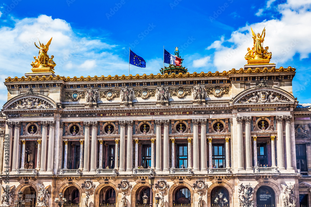 Palais Garnier, Paris, France. Opened in 1875