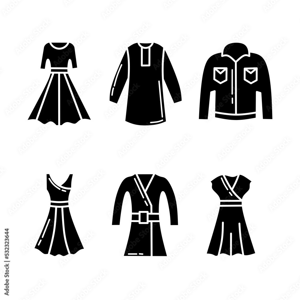 shirt icon set illustration shirt icon set illustration