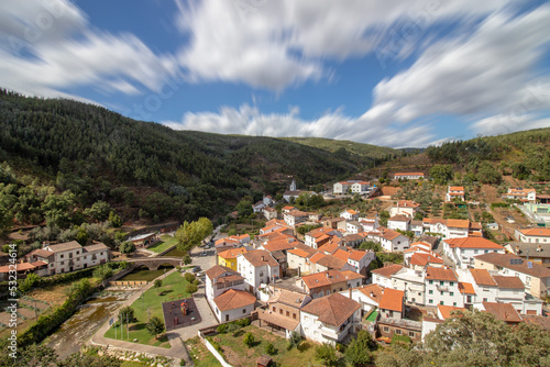 Fantastic Landscape of the village of Alvares, located on National Road 2, EN2, Gois, Portugal