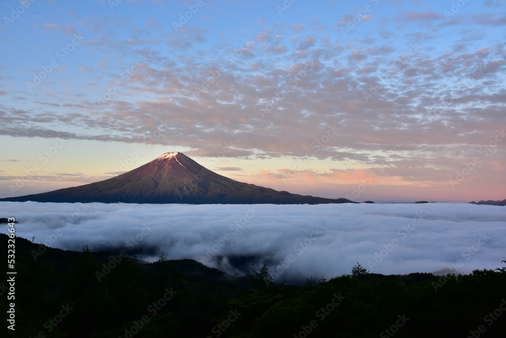 富士山と雲海
