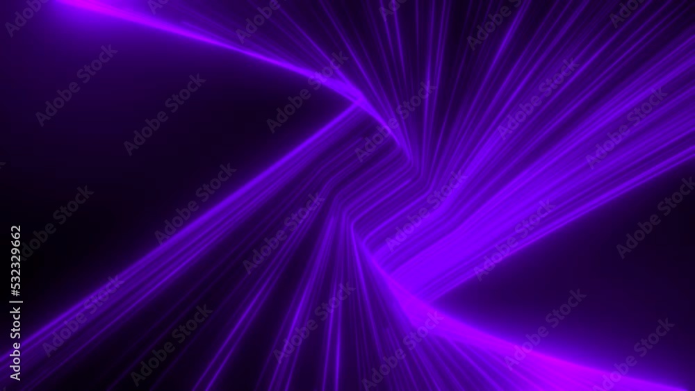 Abstract Zigzag Shape Purple Glowing Speed Lines Moving Loop Abstract Zigzag Shape Purple Glowing Speed Lines Moving Loop