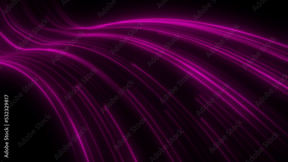 Curved Pink Glowing Speed Lines Loop Curved Pink Glowing Speed Lines Loop
