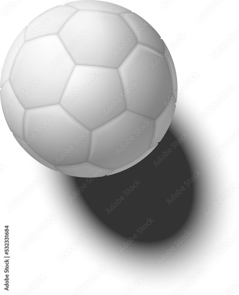 Fototapeta premium 3D ball white