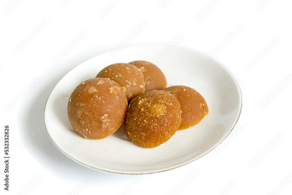 Palm sugar or brown sugar or Kawung sugar is a sweetener made