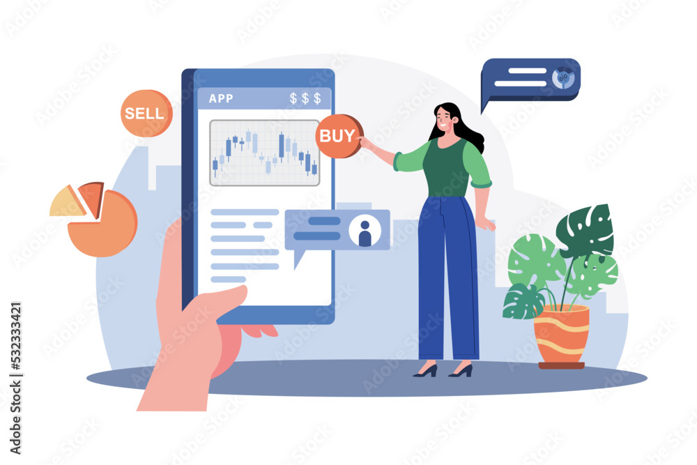 Bear Market Illustration concept on white background Bear Market Illustration concept on white background