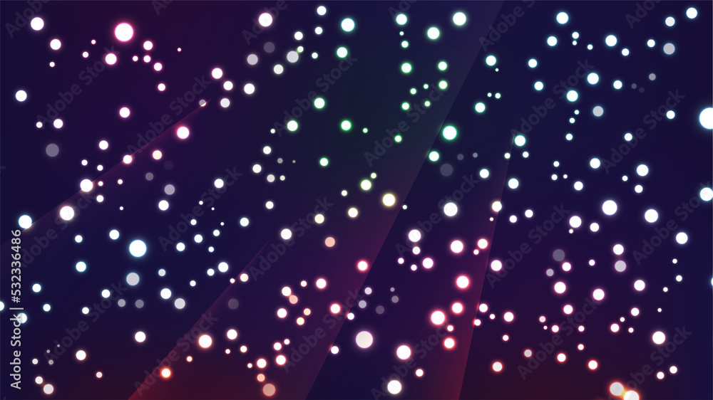 custom made wallpaper toronto digital玉ボケ風背景