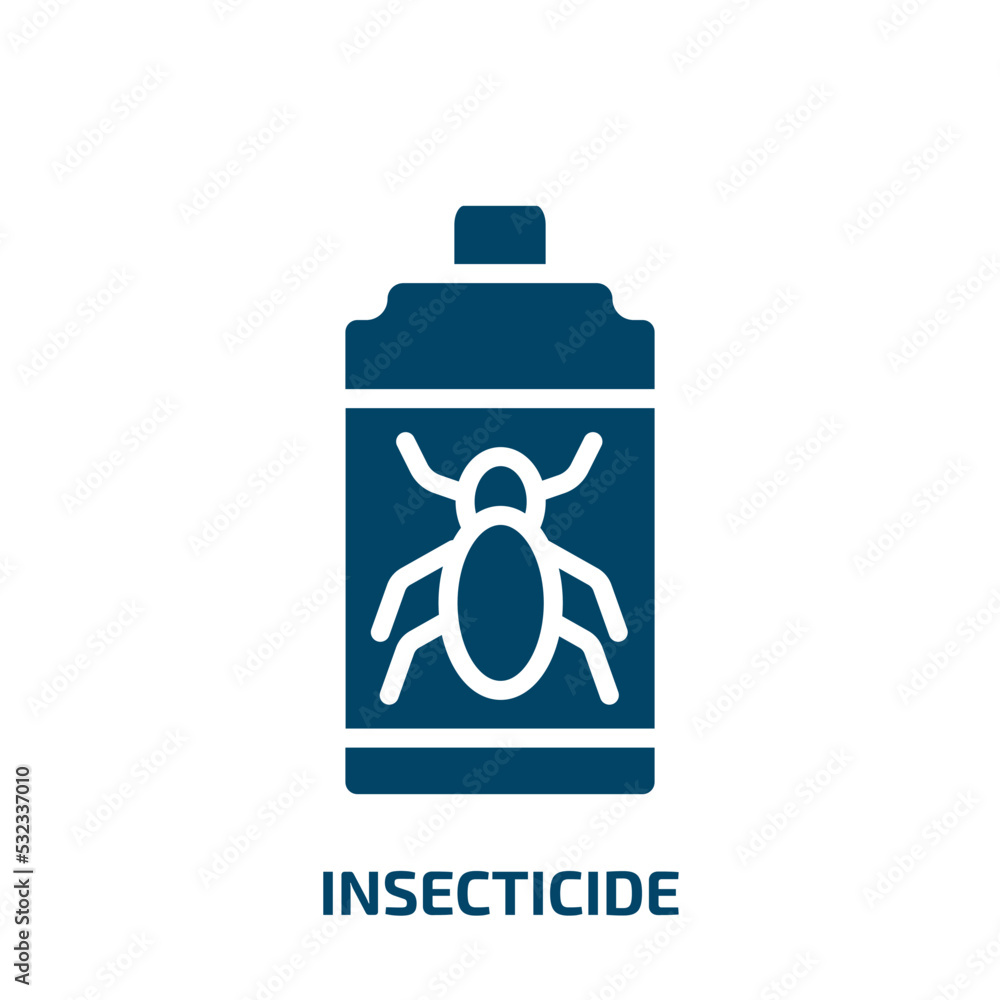 insecticide icon from agriculture farming and gardening collection. Filled insecticide, repellent, insect glyph icons isolated on white background. Black vector insecticide sign, symbol for web design insecticide icon from agriculture farming and gardening collection. Filled insecticide, repellent, insect glyph icons isolated on white background. Black vector insecticide sign, symbol for web design