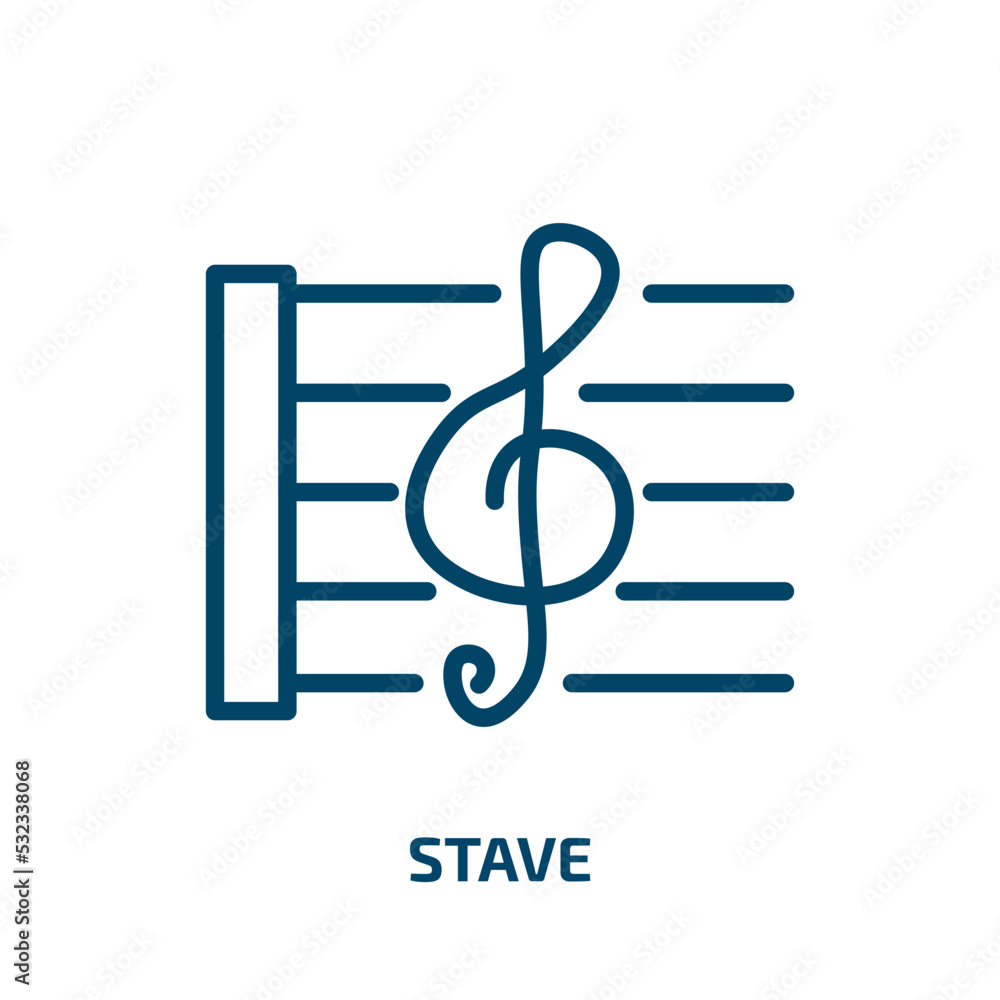 stave icon from music and media collection. Filled stave, music, musical glyph icons isolated on white background. Black vector stave sign, symbol for web design and mobile apps stave icon from music and media collection. Filled stave, music, musical glyph icons isolated on white background. Black vector stave sign, symbol for web design and mobile apps