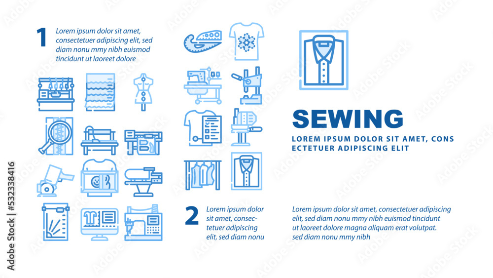 factory sewing sew machine landing web page header vector. tailor fabricthread, textile fashion, needle industry, needlework, woman seamstress factory sewing sew machine Illustration factory sewing sew machine landing web page header vector. tailor fabricthread, textile fashion, needle industry, needlework, woman seamstress factory sewing sew machine Illustration