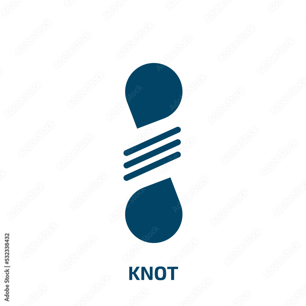 knot icon from nautical collection. Filled knot, tie, decoration glyph icons isolated on white background. Black vector knot sign, symbol for web design and mobile apps knot icon from nautical collection. Filled knot, tie, decoration glyph icons isolated on white background. Black vector knot sign, symbol for web design and mobile apps