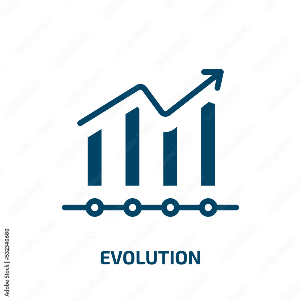 evolution icon from user interface collection. Filled evolution, technology, research glyph icons isolated on white background. Black vector evolution sign, symbol for web design and mobile apps evolution icon from user interface collection. Filled evolution, technology, research glyph icons isolated on white background. Black vector evolution sign, symbol for web design and mobile apps