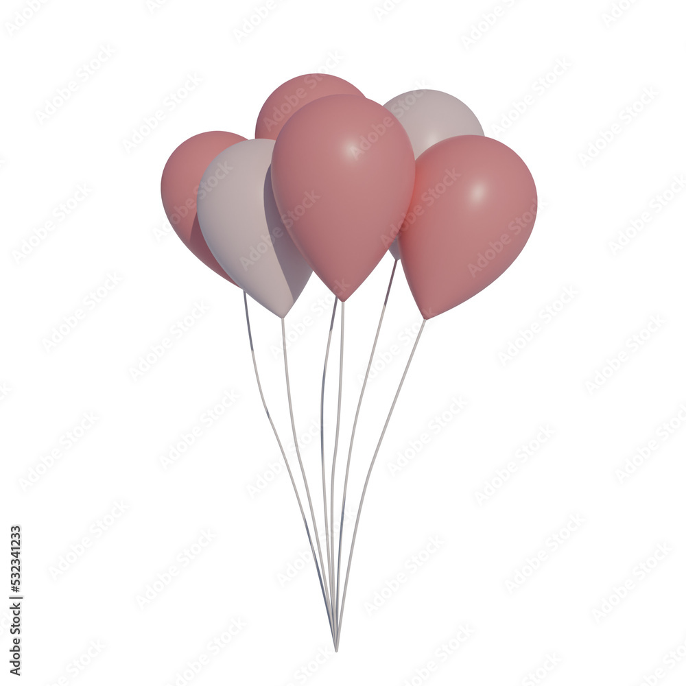 Ballon 3D Icon Ballon 3D Icon