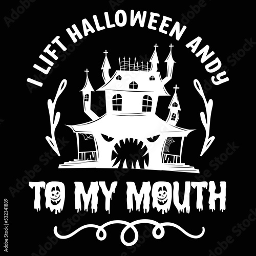 I lift Halloween Andy to my mouth