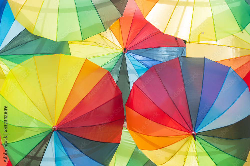 Obraz premium colorful umbrella background