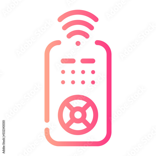 remote control gradient icon