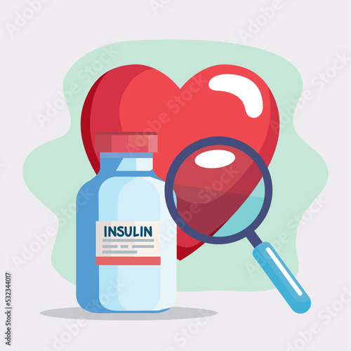 insulin vial with