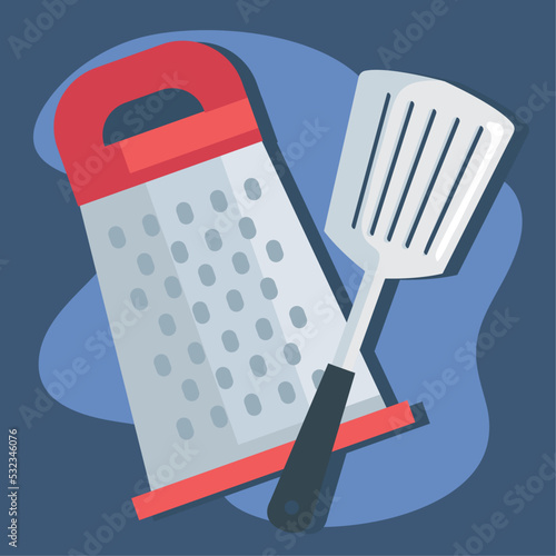 scratcher and spatule