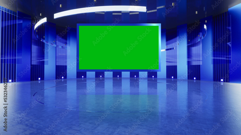 3D Virtual TV Studio News, Backdrop For TV Shows .TV On Wall.3D Virtual News Studio Background,3d illustration 3D Virtual TV Studio News, Backdrop For TV Shows .TV On Wall.3D Virtual News Studio Background,3d illustration
