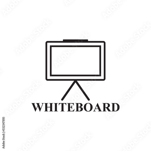 whiteboard icon , board icon vector