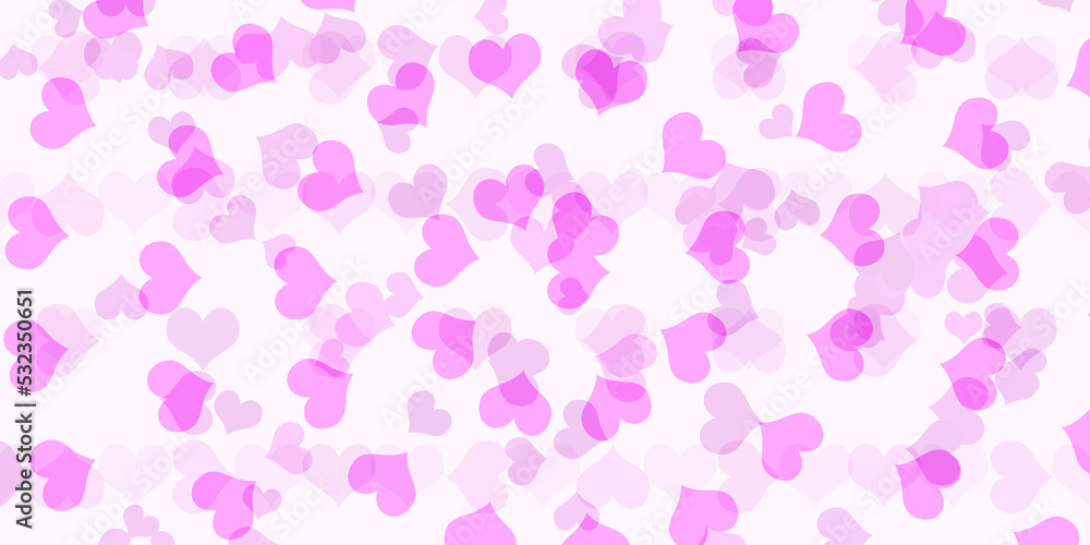Pink heart-shaped pattern for design. Pink heart-shaped pattern for design.
