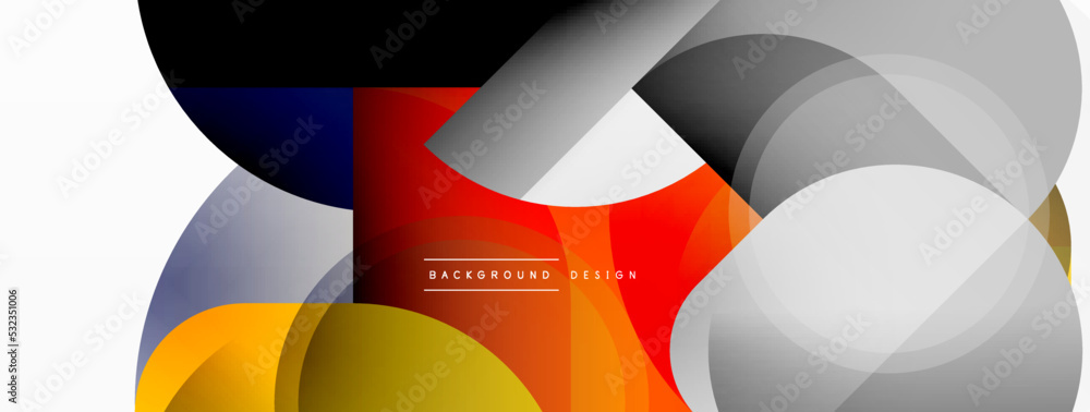 Geometrical minimal wallpaper. Geometric shapes. Vector illustration for wallpaper banner background or landing page Geometrical minimal wallpaper. Geometric shapes. Vector illustration for wallpaper banner background or landing page